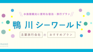 【割引クーポンあり】「鴨川シーワールド観光」に便利な宿泊・旅行プラン3選！【主要旅行会社おすすめ】