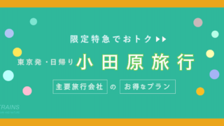 【東京発：往復3,800円〜】限定特急で行く「小田原旅行」お得な日帰りプラン！