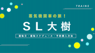 【人気SL】「SL大樹」の運転日・料金・予約方法・おすすめ旅行プラン【感想】